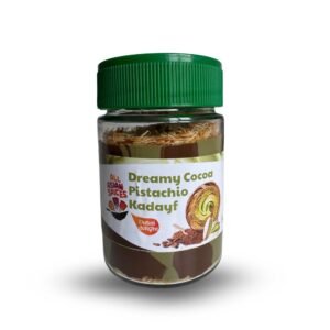 Cremă Dubai de fistic  cu cacao și kataif